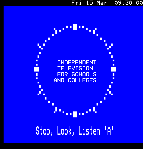 ITV Schools clock