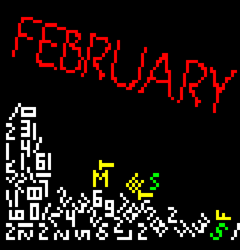 Calendar February 2025