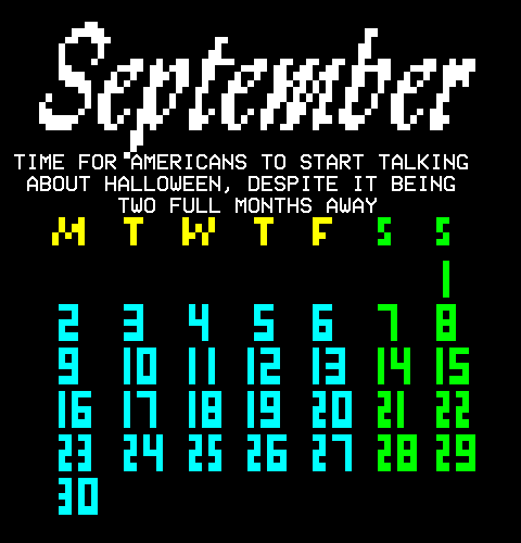 Calendar September 2024